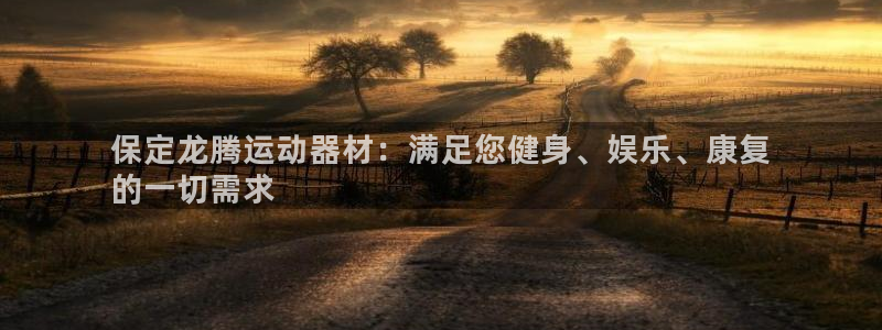 意昂3娱乐是那个系列的台子：保定龙腾运动器材：满足您