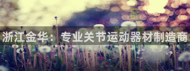 德国意昂3集团：浙江金华：专业关节运动器材制造商