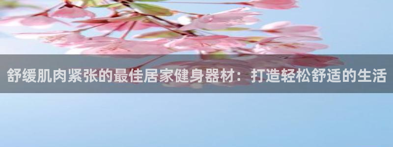 意昂体育3是干嘛的公司：舒缓肌肉紧张的最佳居家健身器