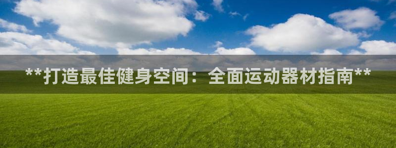意昂3集团官网首页：**打造最佳健身空间：全面运动器