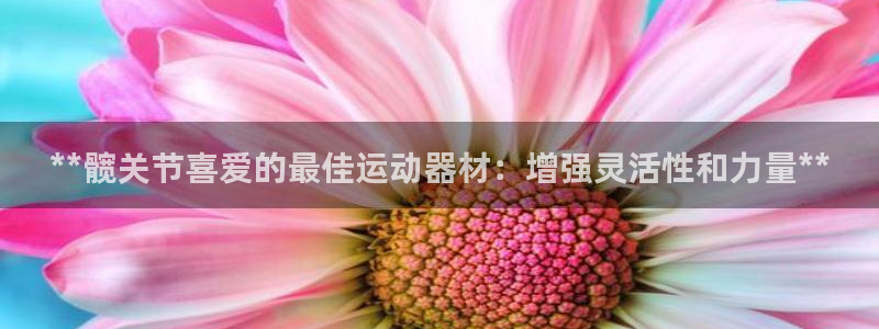 意昂3集团logo：**髋关节喜爱的最佳运动器材：增