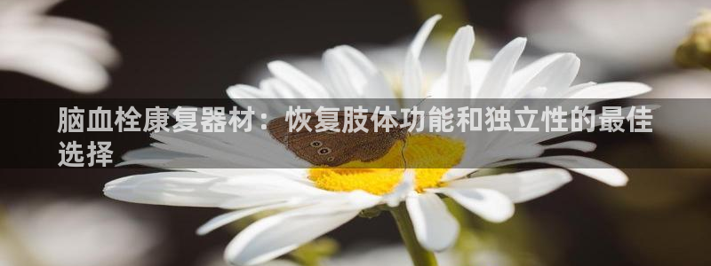 意昂体育3：脑血栓康复器材：恢复肢体功能和独立性的最