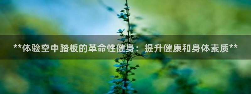 意昂体育3招商电话是多少号码：**体验空中踏板的革命性健身：